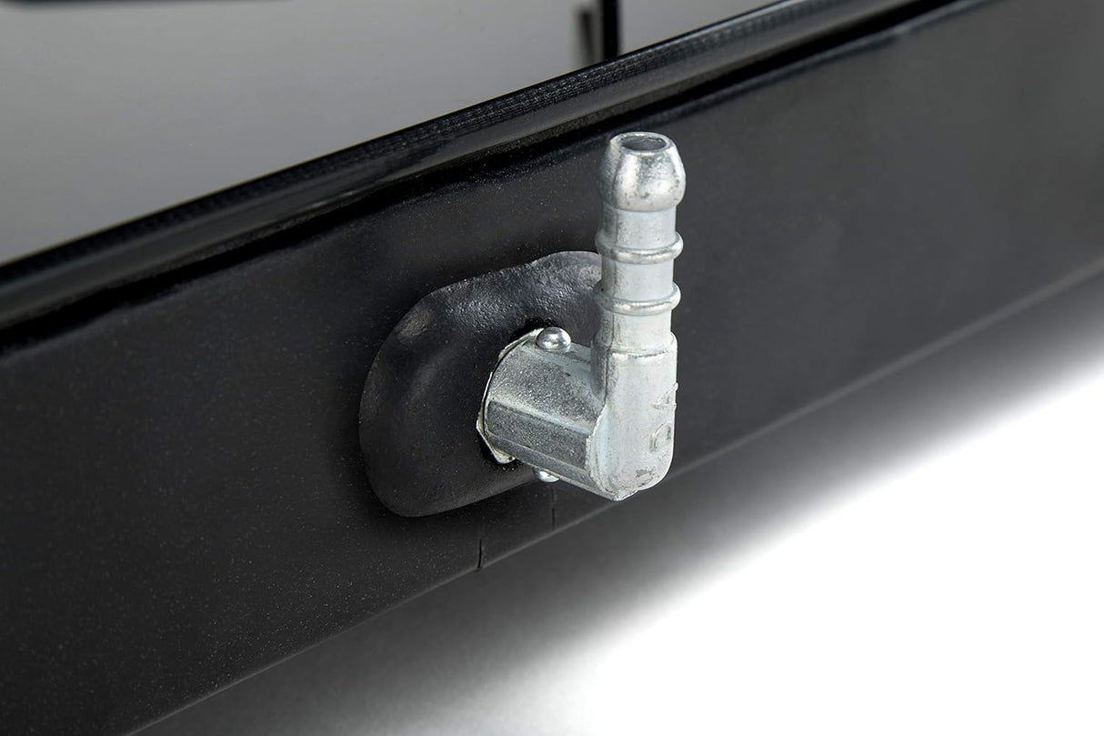 Apollo 2 Burner Gas Stove Manual Ignition Glass Top (Black)