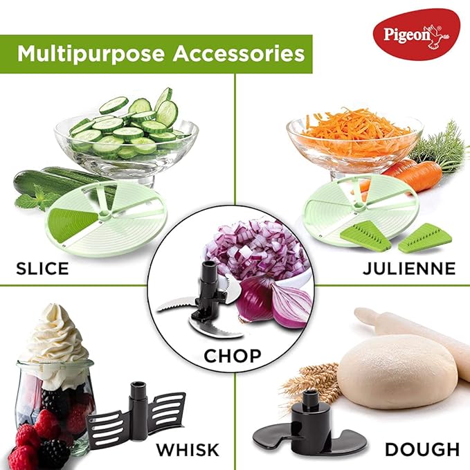 by Stovekraft Tornado Turbo Manual Chopper 1.5 L – Green, Large