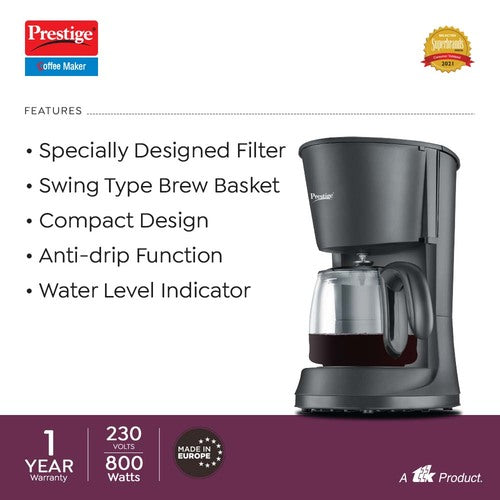 PCMD 4.0 Coffee Maker 800 W, 0.7L