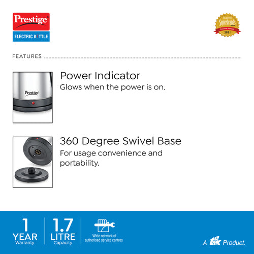 PKLSS 1.7 Electric Kettle 1.7L