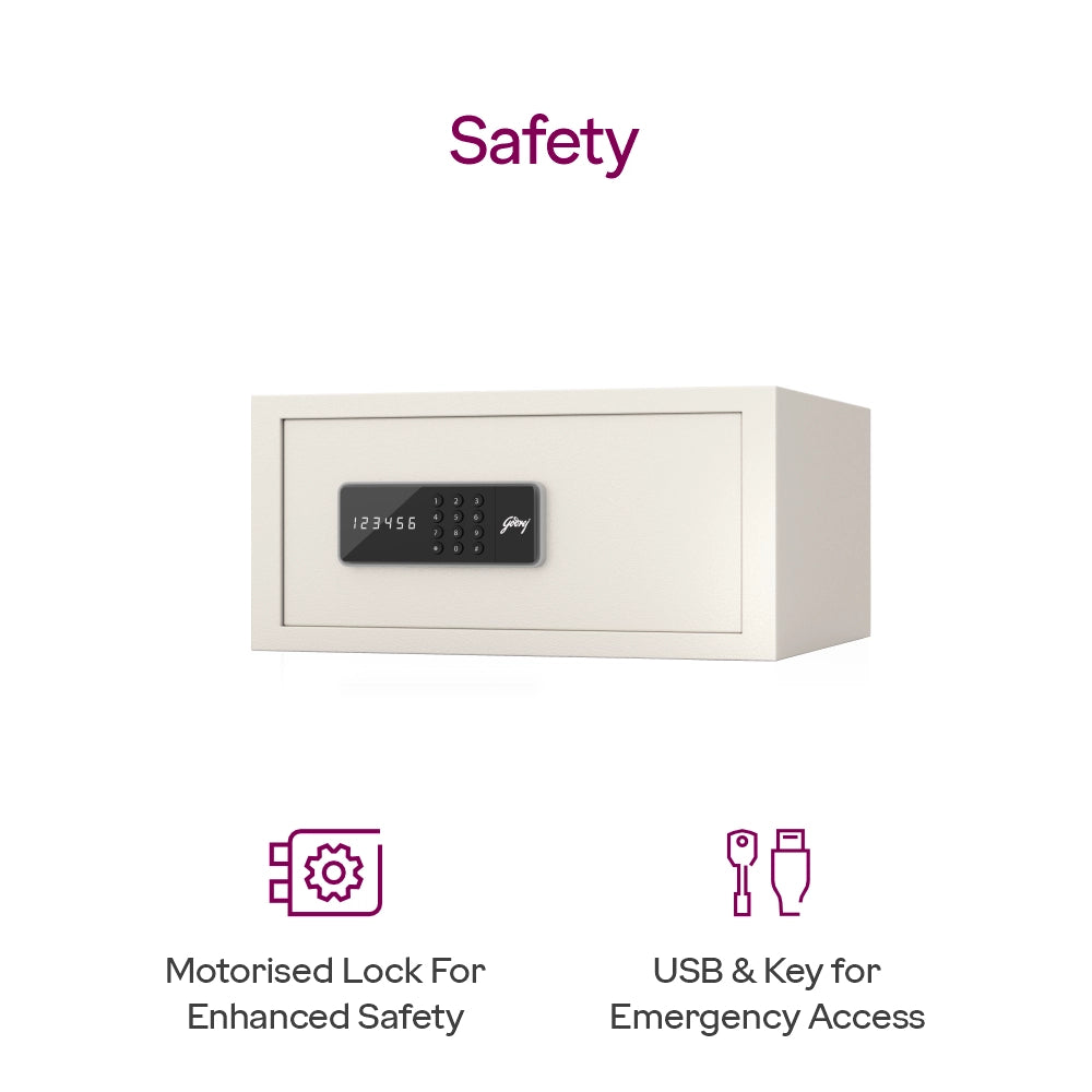 NX Pro Digital (25L) Ivory Home Locker