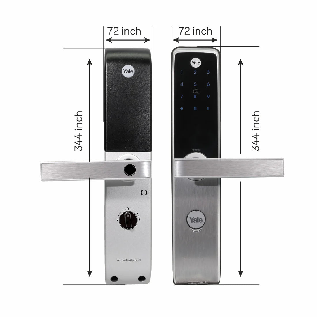 YDM 3115 AV Series Smart Lock (Silver)