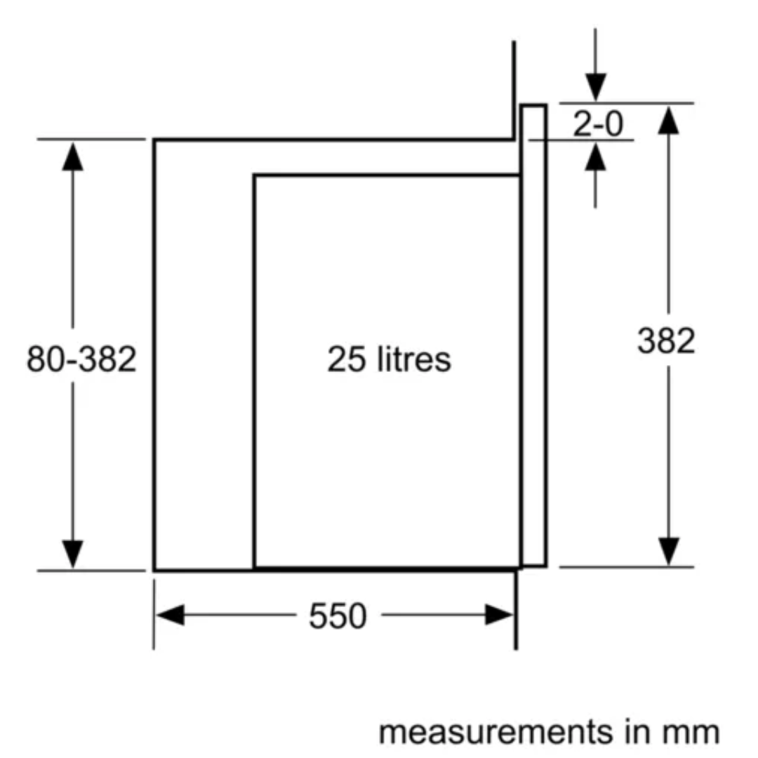 Series 6 Built In Microwave Oven BEL554MB0I