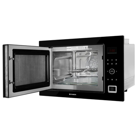 Faber FBIMWO 32L GLB 32 Liters Built-In Microwave Oven Electric Control Three Layer Glass Door Black Finish