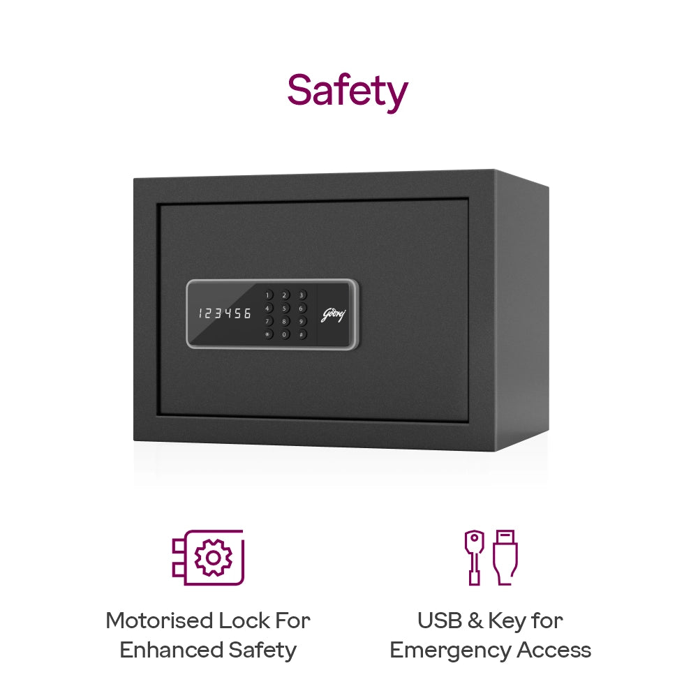 NX Pro Digital (15L) Ebony Home Locker