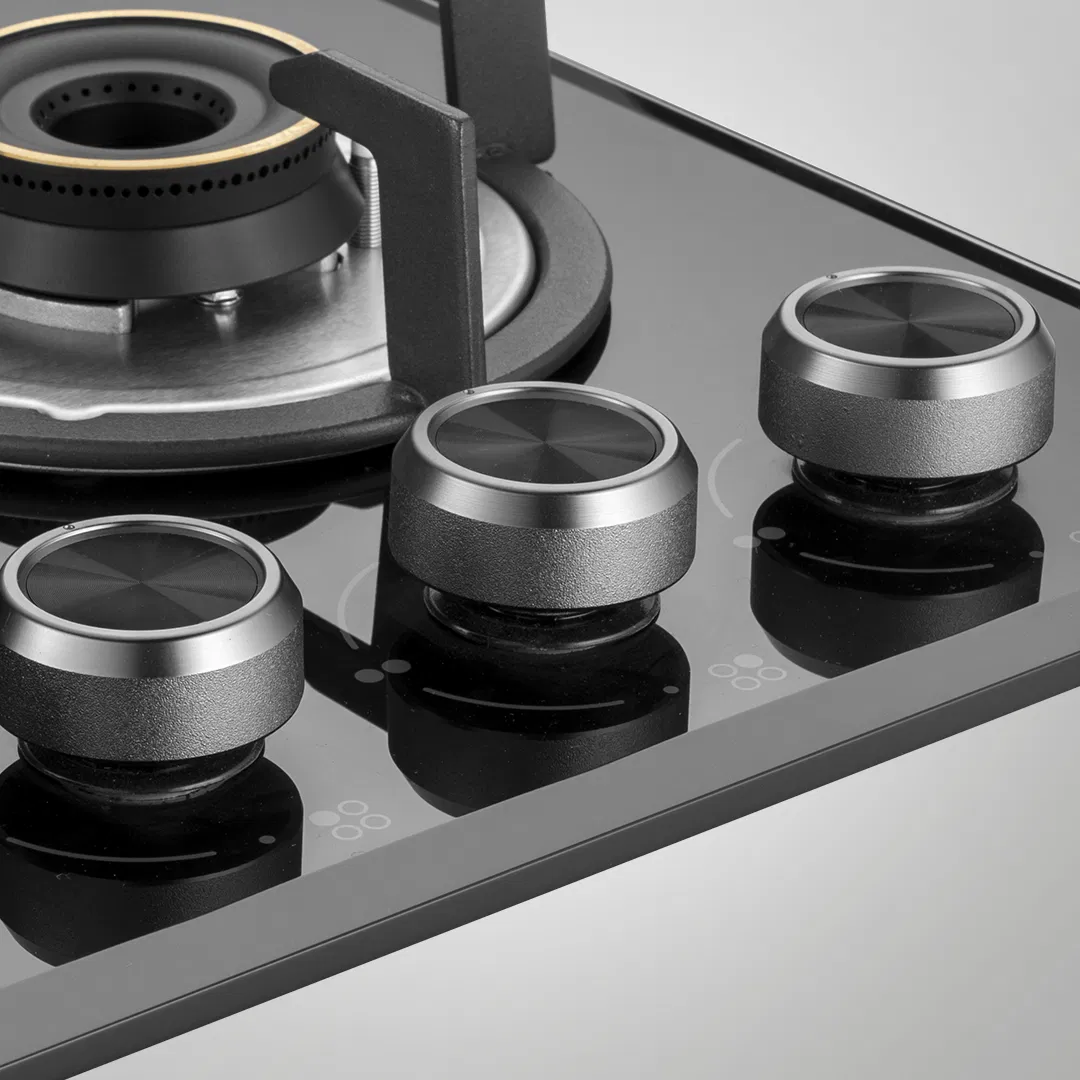 ALN 865 – 86cm Built-in Hob with 5 Heavy-Duty Brass Burners & Auto Ignition