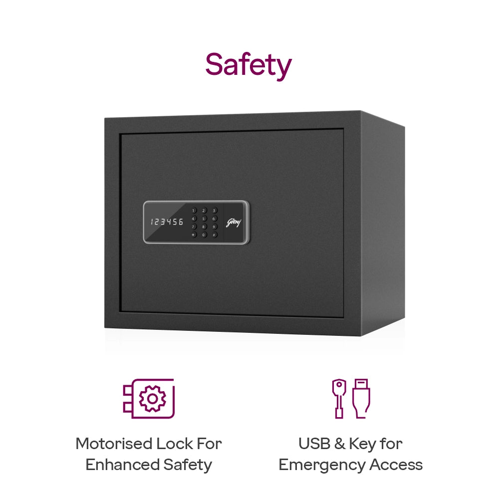 NX Pro Digital (30L) Ebony Home Locker
