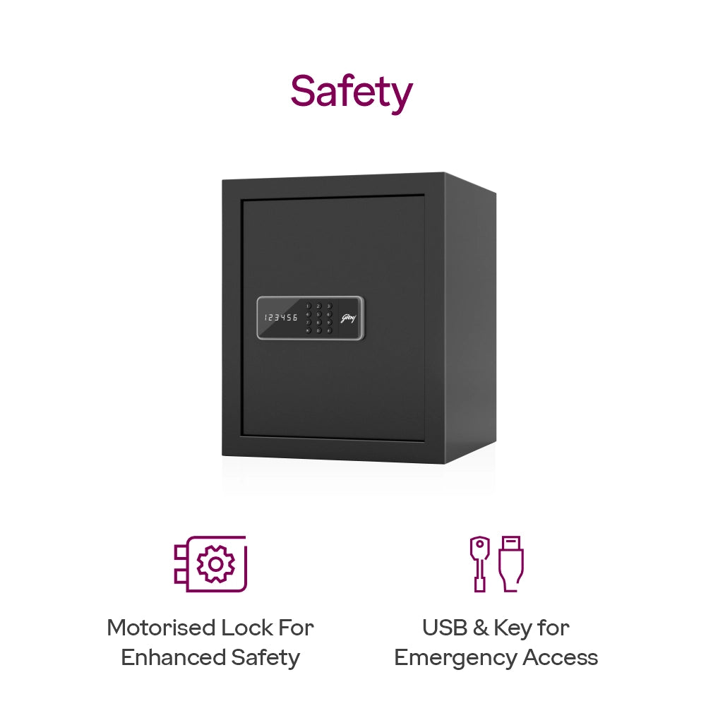 NX Pro Digital (40L) Ebony Home Locker