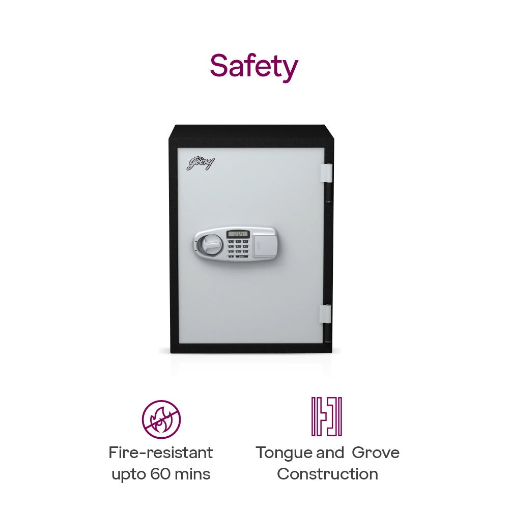 Safire 40L Digital Fire-Resistant Home Locker