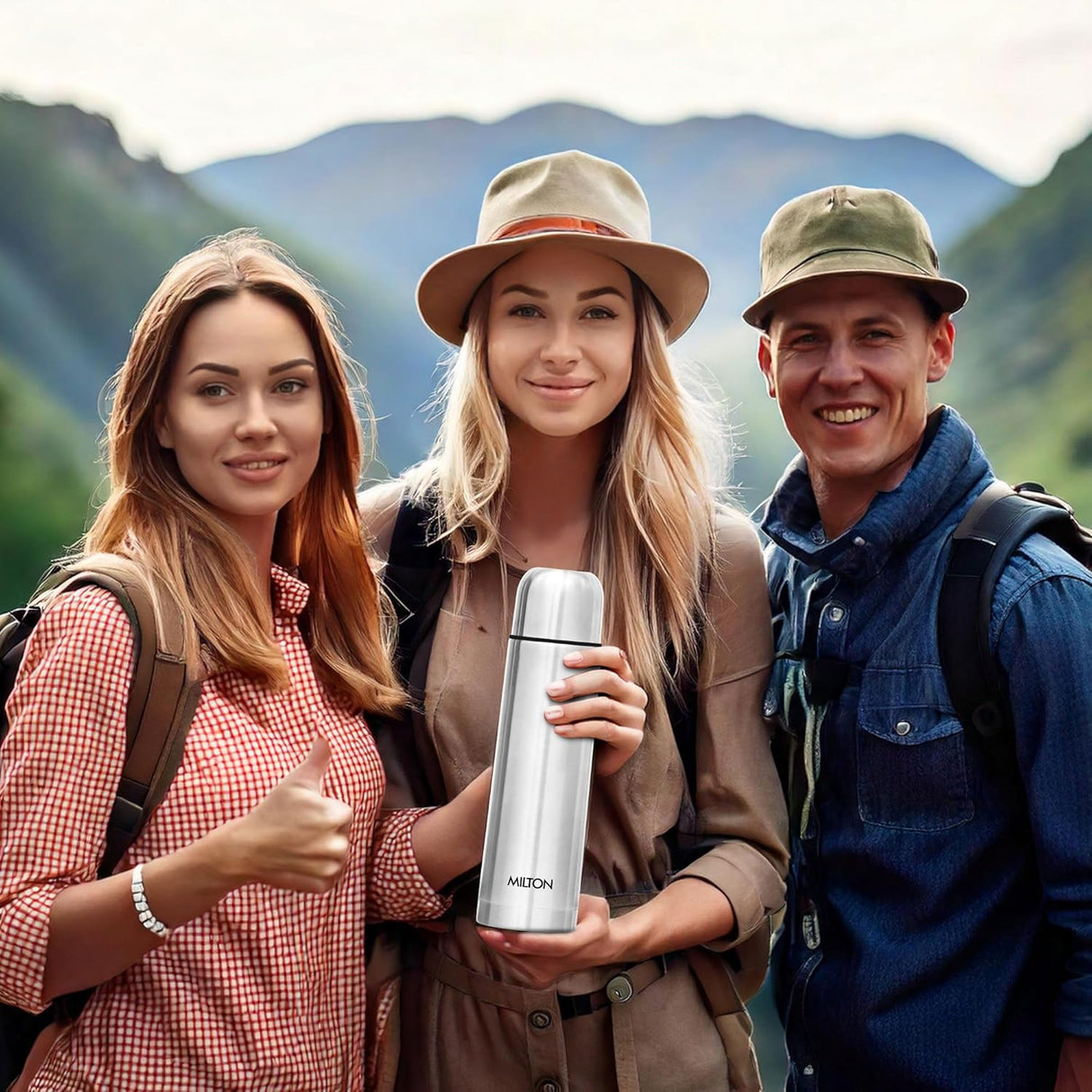 Flip Lid 350 Thermosteel Water Bottle 350 ml, 24 Hr Hot and Cold I Leak Proof Lid with Jacket, ISI Certified I Vacuum Insulated I for Office, Gym, School I Silver