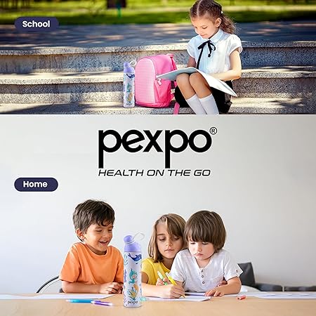 Pico 500 Cute Sipper 470ml Mermaid UV Printed Design – Hot & Cold Stainless Steel Kids Water Bottle, Vacuum Insulated, Leak Proof, RCB Edition