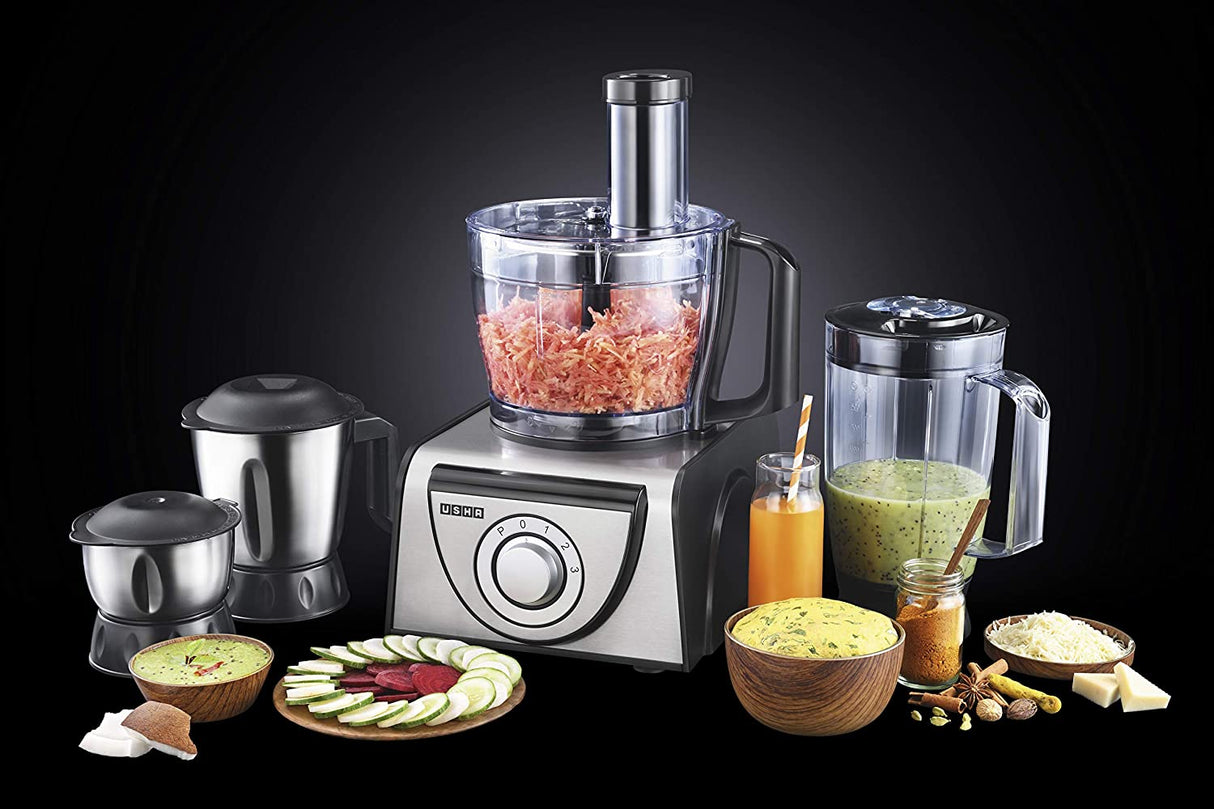 FP 3810 Food Processor 1000-Watt Copper Motor with 13 Accessories