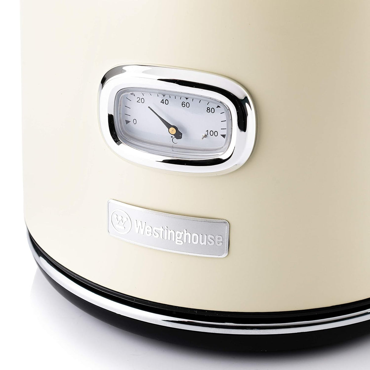 Westinghouse 1.7L 2200W Retro Series Electric Kettle | Fast Boil, Water Boiler For Hot Drinks, Quiet Boil & Detachable Filter | Temperature & Water Level Indicato