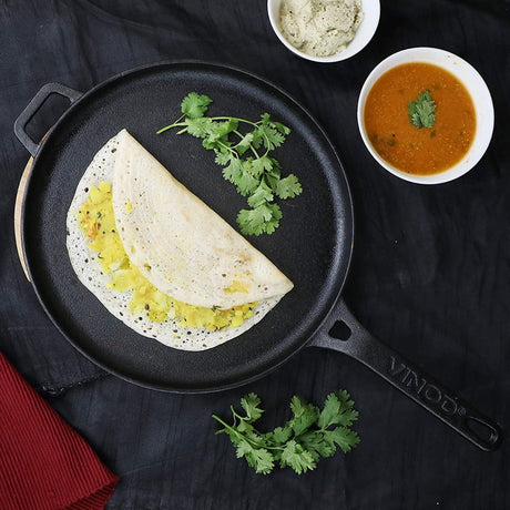 VINOD CAST IRON DOSA TAWA 28 CM ( LCIDT28 )