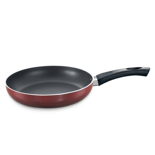 Omega Deluxe Aluminium Induction Base Non-Stick Fry Pan, 20cm (Red) 36722