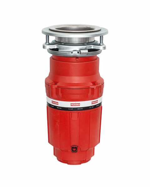 WDJ-0.5 HP Food Waste Disposer with Stainless Steel Grinding & Air Switch – 1400ml Capacity (134.0482.020)