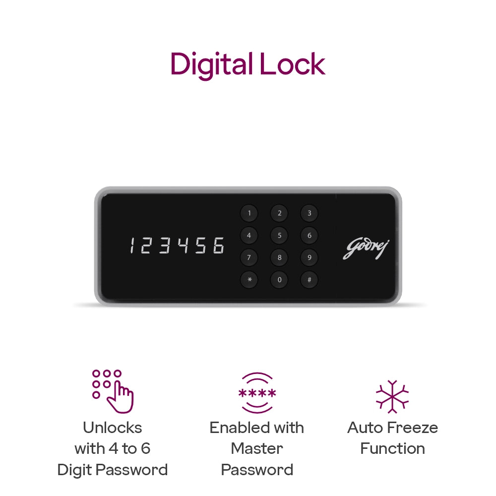 Ritz Touch Digital Home Locker with i-Buzz Alarm System
