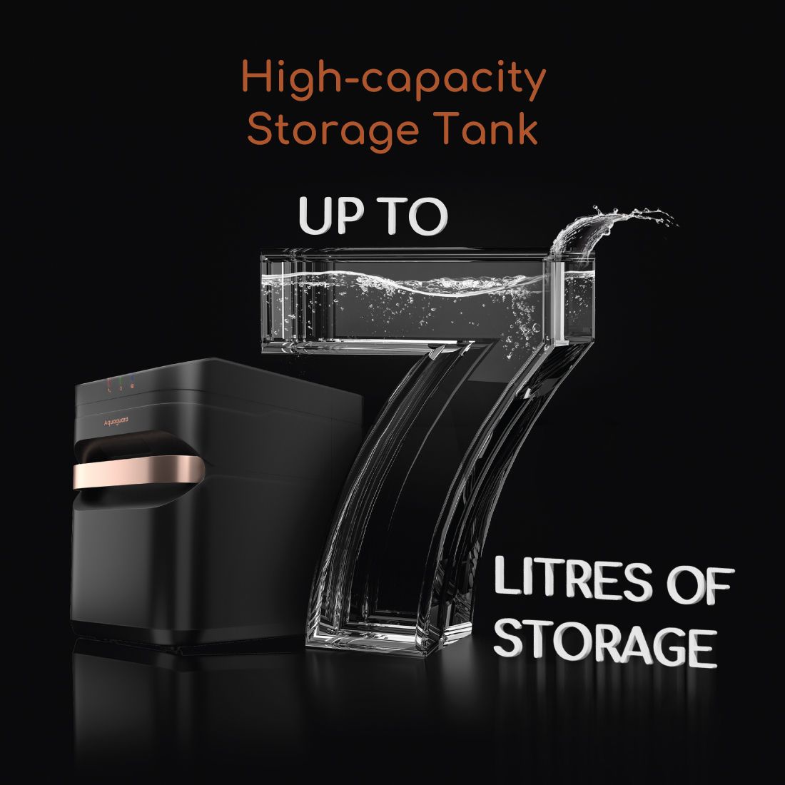 Aspire Designo NXT UTC UV+UF Copper Water Purifier (Under-Counter Installation)