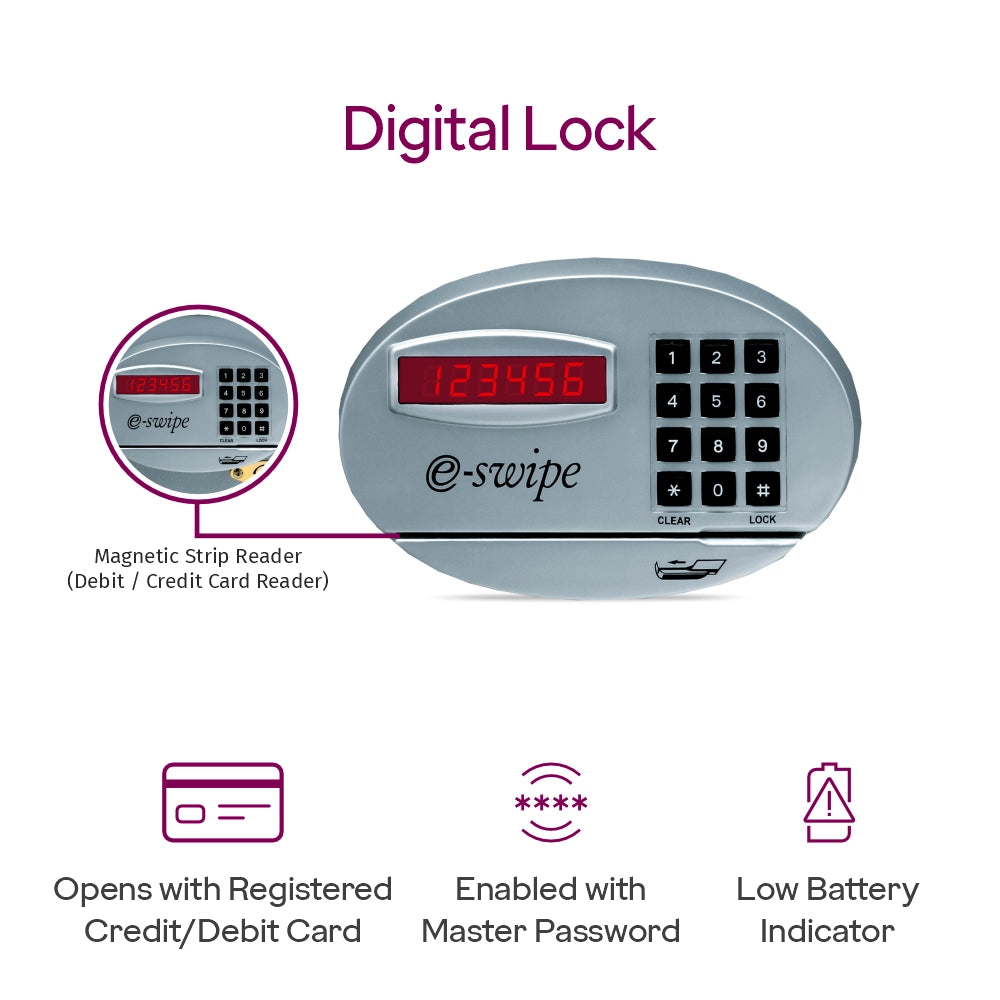 E-Swipe Digital Home Locker with Card Swipe Access