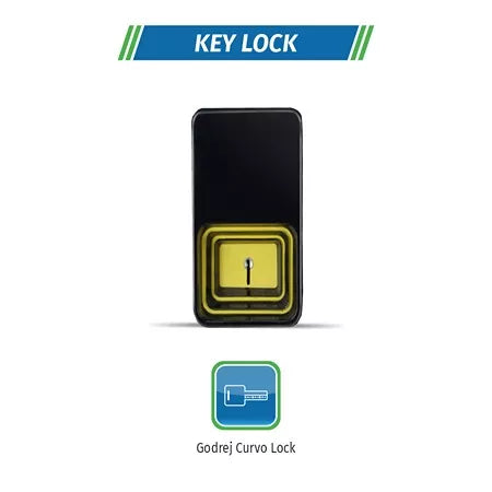 Citadel 45 V1 (Grey) Heavy-Duty Home Locker with Key Lock