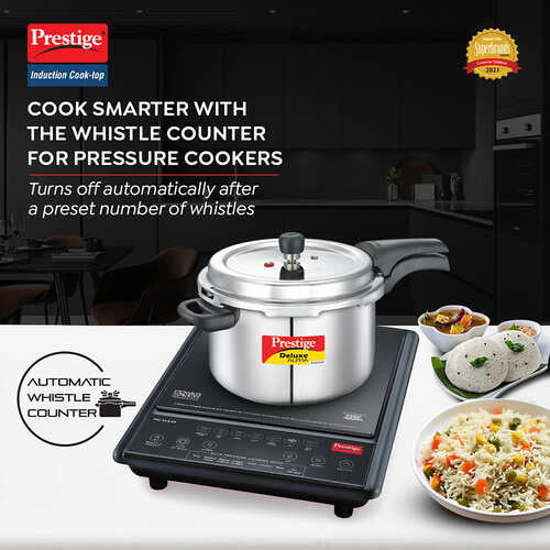 Induction Cook-Top PIC 31.0 V4 | Pre-set Pressure Cooking Mode | Automatic Whistle Counter | Indian Menu Options | Soft Touch Buttons | Anti-Magnetic Wall | Durable and Safe