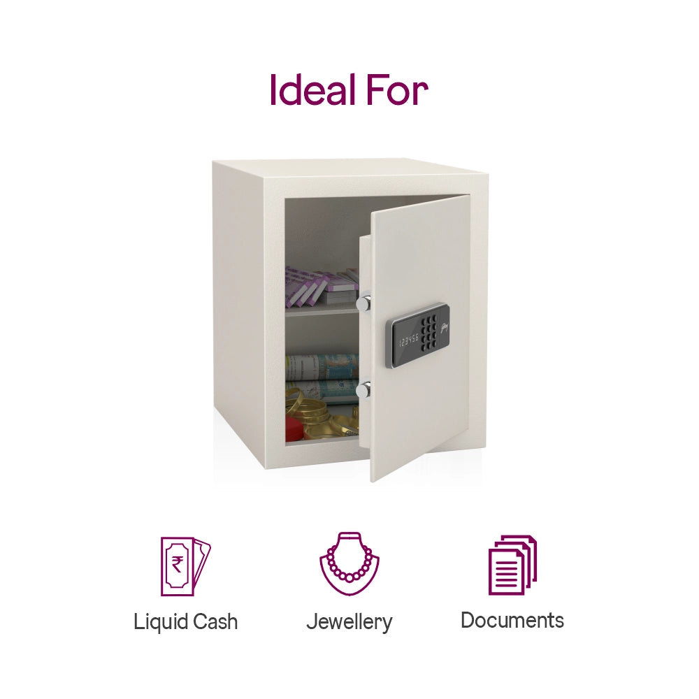 NX Pro Digital (40L) Ivory Home Locker