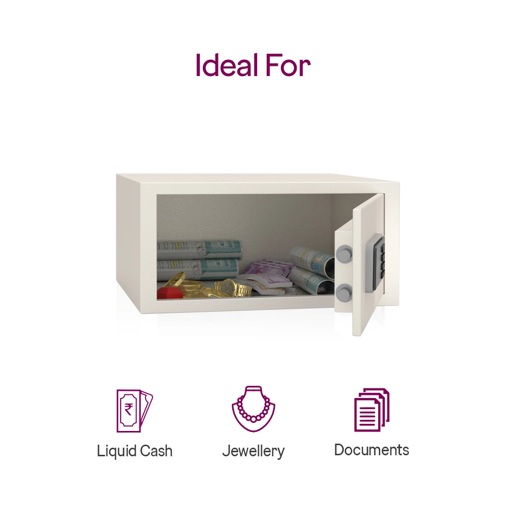 NX Pro Digital (25L) Ivory Home Locker