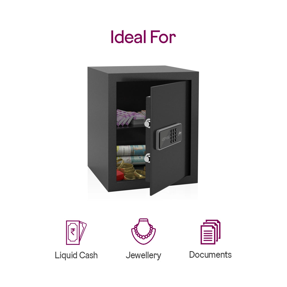 NX Pro Digital (40L) Ebony Home Locker
