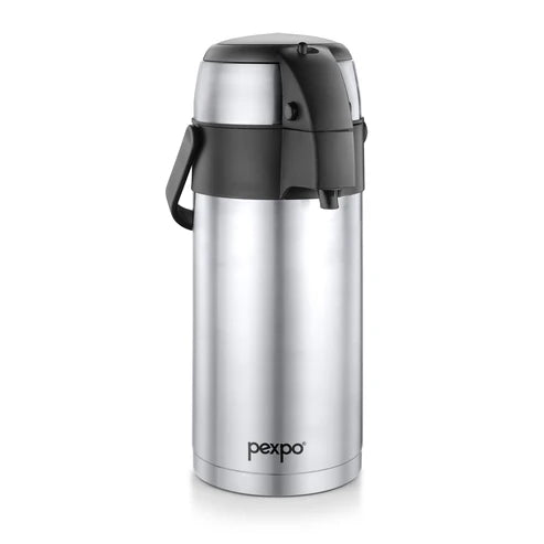 Pexpo AquaPort Double Walled Vacuum Insulated -Coffee/Tea Carafe Heat & Cold Retention 2500 ML