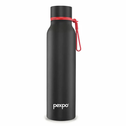 Pexpo Bosco Hot & Cold Water Bottle 900 ML Black