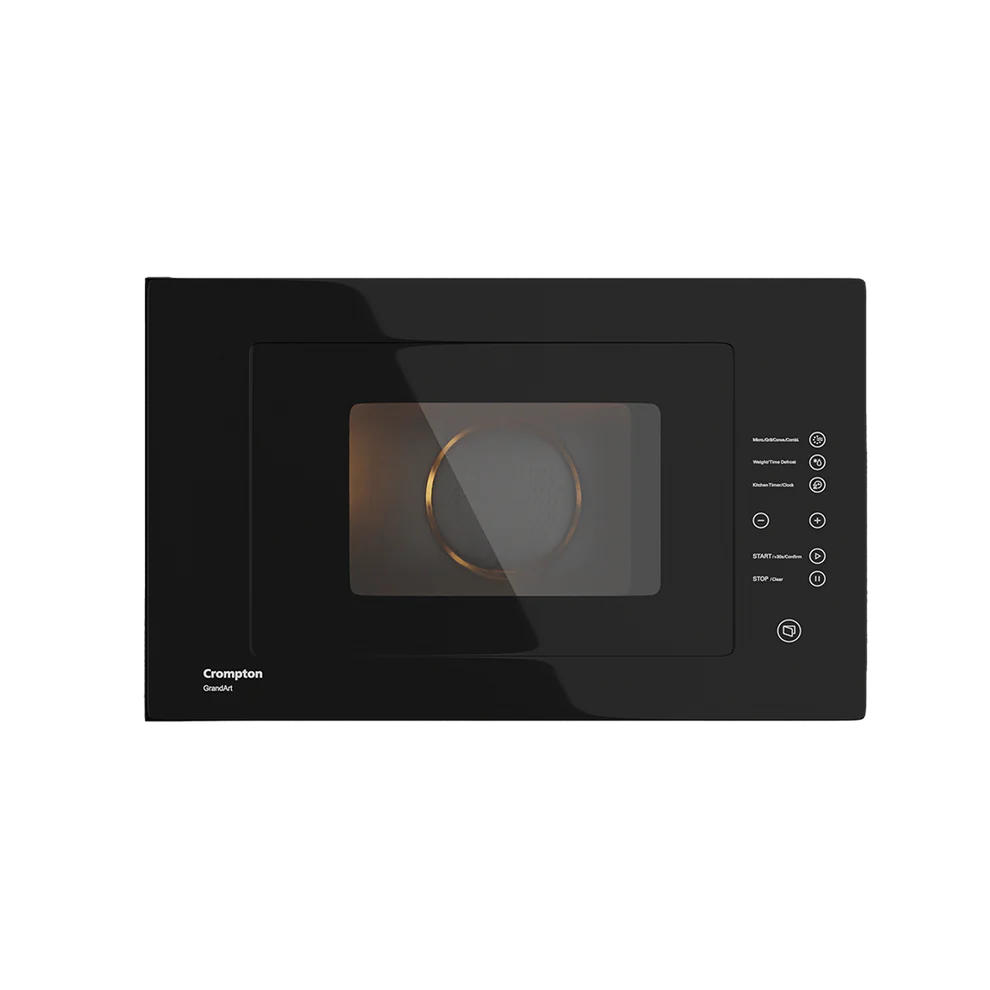 GrandArt 25L Built-in Convection Microwave Oven with Grill, Auto Menu & Surge Protection (MWO-GACON25L-MBL)