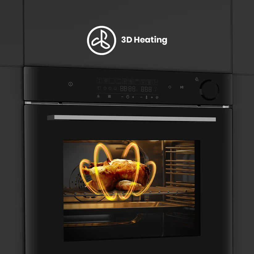 GrandArt 78L Built-In Steam Oven – 10 Functions, 3D Heating, Full Touch Control