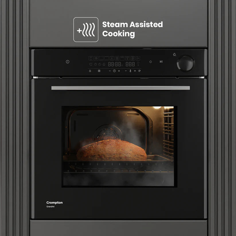 GrandArt 78L Built-In Steam Oven – 10 Functions, 3D Heating, Full Touch Control