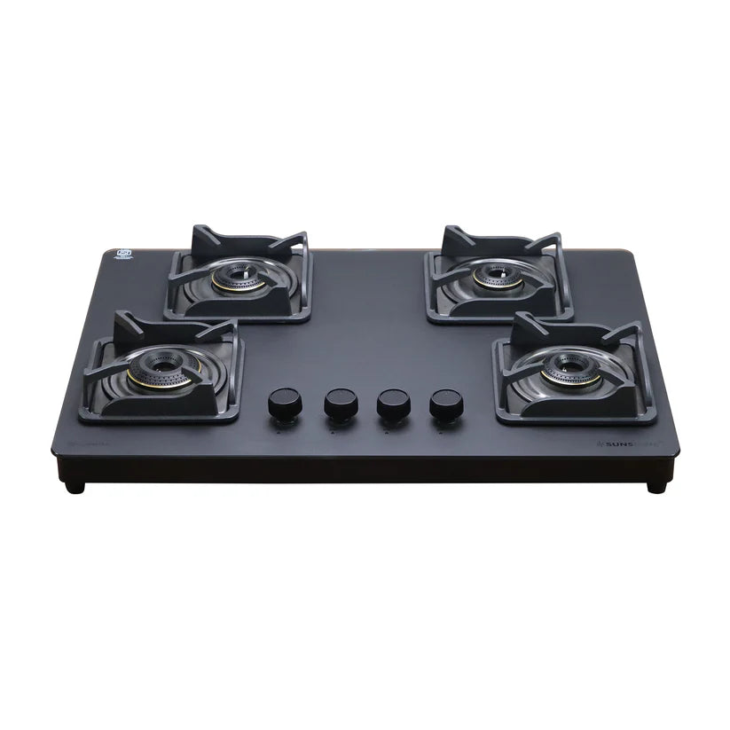 Shine Platinum Four Burner Gas Stove/Hob Top Auto Ignition