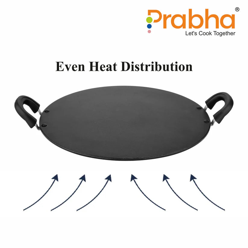 Non-Stick Round Astrid Pathiri Tawa With Bakelite Handles