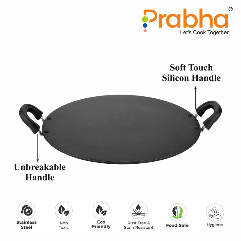 Non-Stick Round Astrid Pathiri Tawa With Bakelite Handles