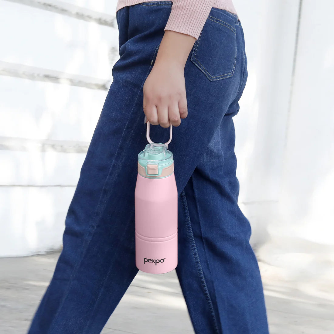 Pexpo Atlas Hot & Cold Water Bottle 940 ML Pink