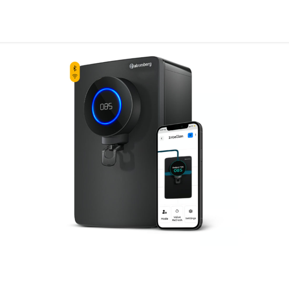 Intellon Water Purifier 8L RO+UF+UV+Alkaliser Smart IoT Enabled