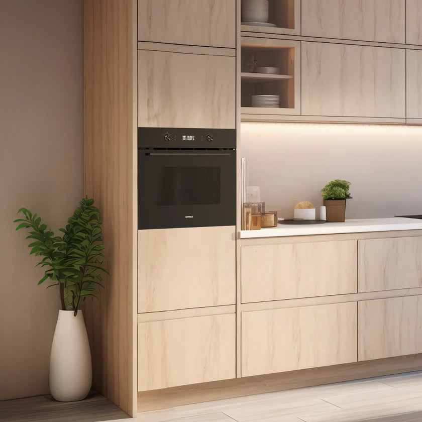 Aurora 80 60 cm (80L) Built-In Oven with 8 Cooking Functions, Rotisserie, Triple Glass Door, 538.61.621