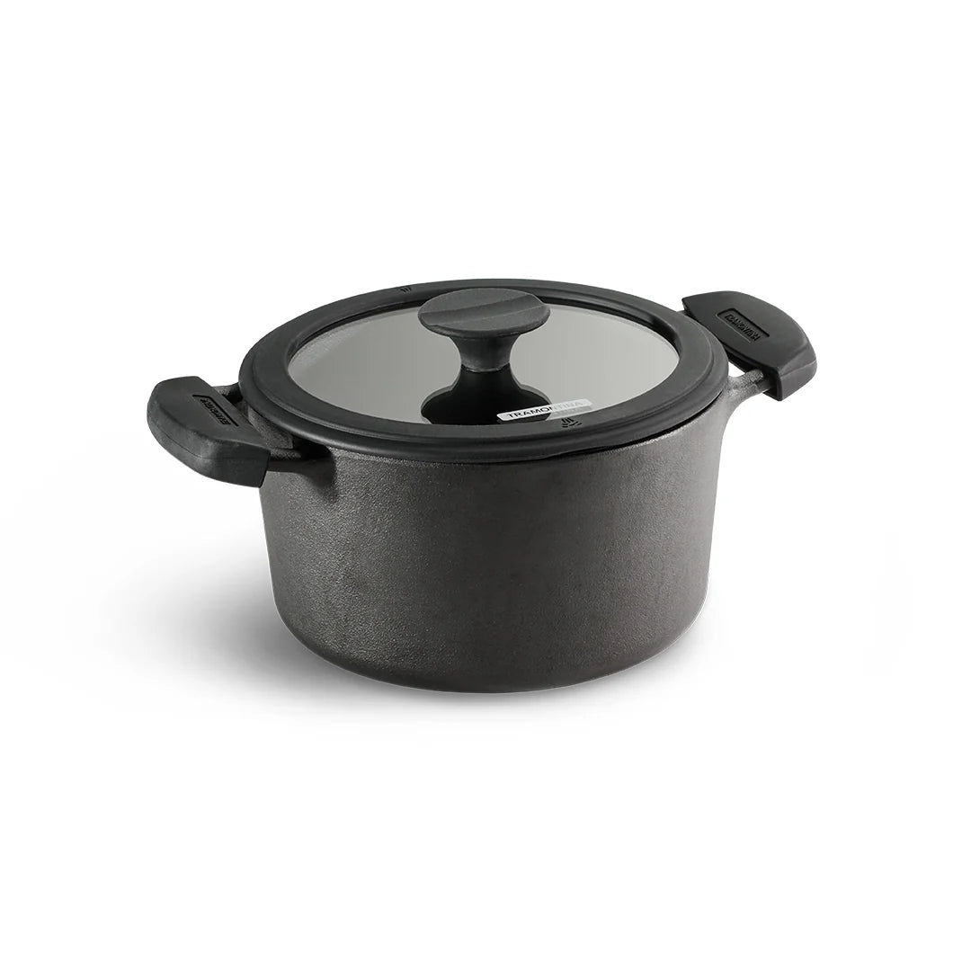 Tramontina Titanex 20 cm Pre-Seasoned Cast Iron Biryani Pot – 3.1L