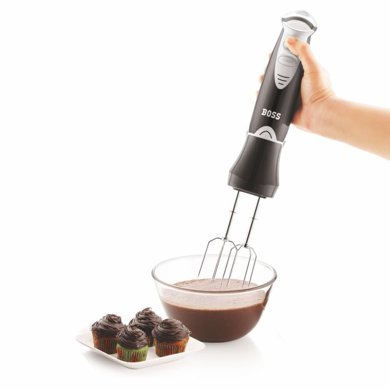 Quickmix 450W Hand Blender – Variable Speed, Chopper, Measuring Jar, Whisk & Dough Hooks, B117