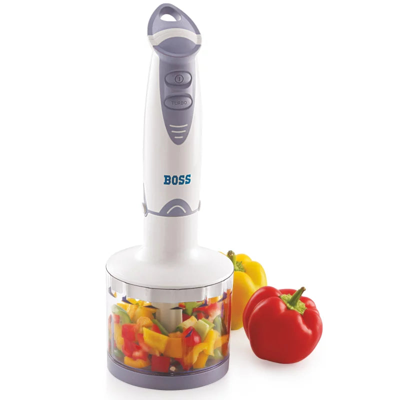 Quickmix 450W Hand Blender – Variable Speed, Chopper, Measuring Jar, Whisk & Dough Hooks, B117