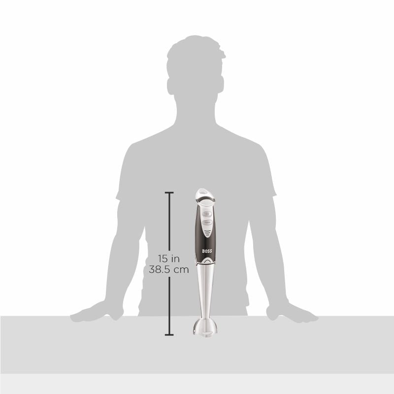 Quickmix 450W Hand Blender – Variable Speed, Chopper, Measuring Jar, Whisk & Dough Hooks, B117