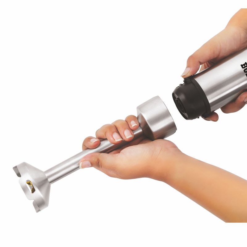 Stellar 1200W Hand Blender – Variable Speed with Turbo, Chopper & Grinder Jars, Whisk, Stainless Steel Blades, B140