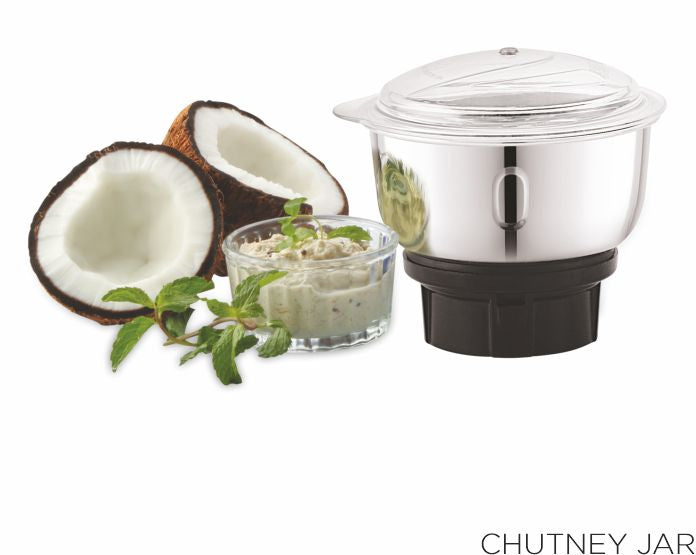 Crown 750W Mixer Grinder with Powerful Motor, 3 SS Jars, B242