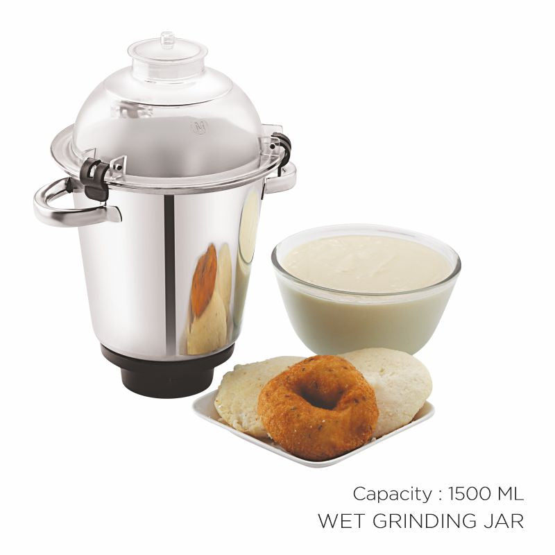 Ruftuf 1000W Heavy Duty Mixer Grinder with powerful motor, 2 SS Jars B271