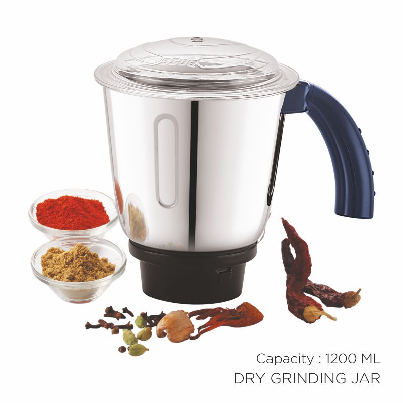 Ruftuf 1000W Heavy Duty Mixer Grinder with powerful motor, 2 SS Jars B271