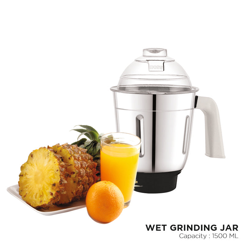 Thunder 550W Mixer Grinder with Powerful Motor, 3 SS Jars B272