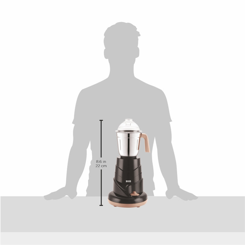 AllTimePlus+ 550W Mixer Grinder with Powerful Motor, 3 SS Jars B275