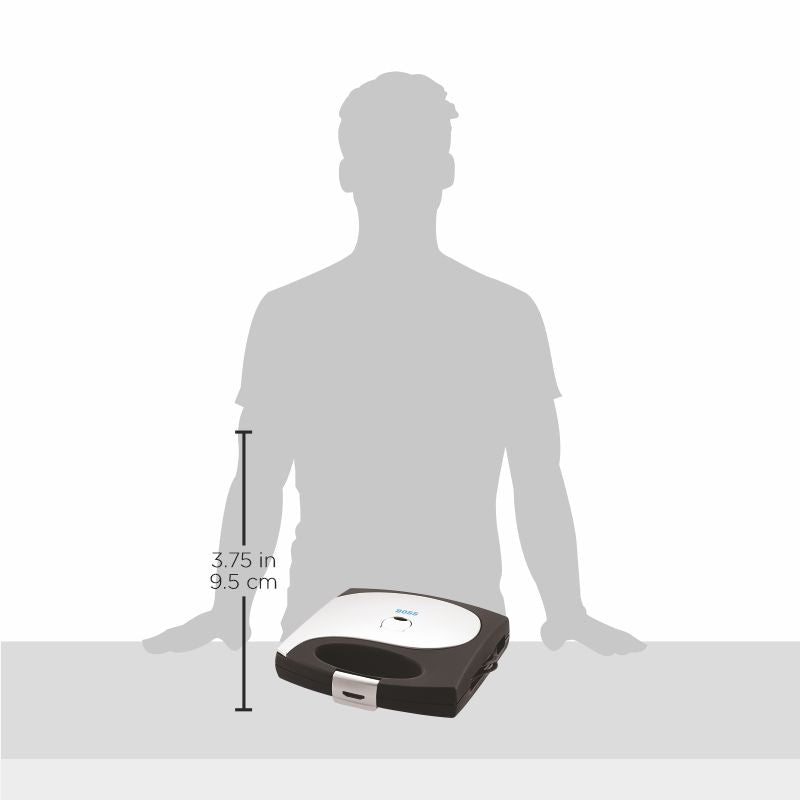 BOSS Griller Toaster 2-in-1 Sandwich Maker, 700 Watts, with Detachable Plates for Toast & Grill B501